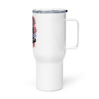 Patriotic Trucker Travel Mug