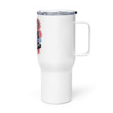 Patriotic Trucker Travel Mug