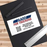 AAOO Truck Bumper Sticker